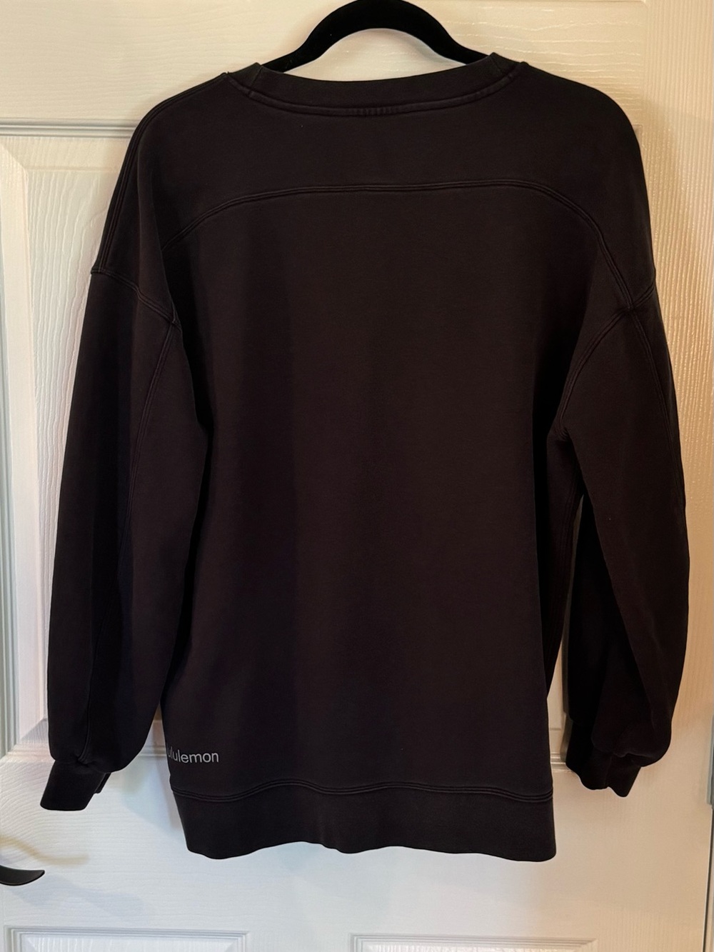 lululemon athletica Black Crewneck Sweatshirt